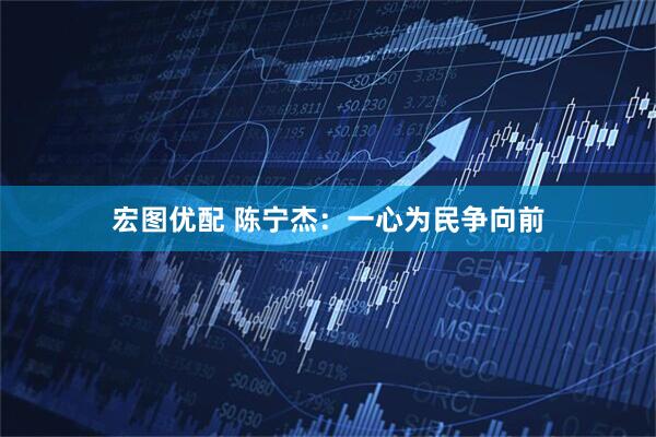 宏图优配 陈宁杰：一心为民争向前
