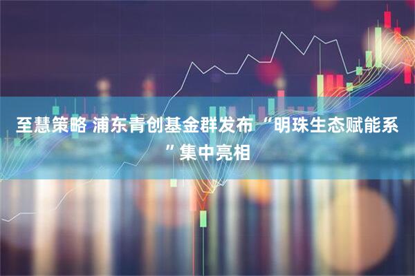 至慧策略 浦东青创基金群发布 “明珠生态赋能系”集中亮相